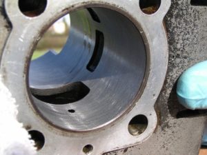 Cylindre réalésé avant rodage fin